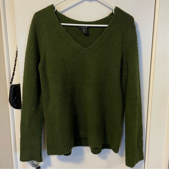 T-Tahari Stitched Shoulder Sweater